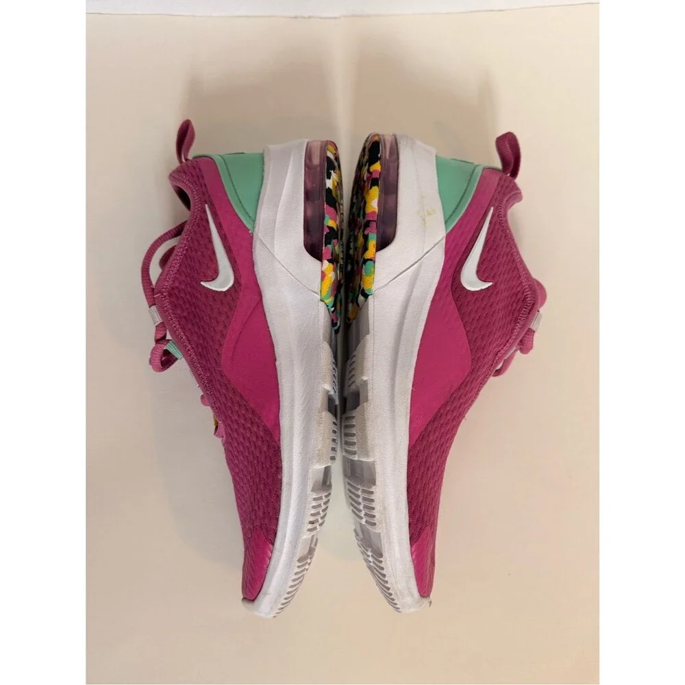 Nike Air Max Motion 2 Fuschia Mint White - Girls Size 5Y Fits Women’s 6.5 🌸